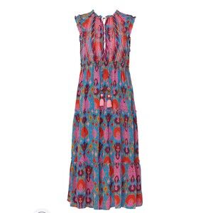 Figue Printed Clara Dress Sz 0
